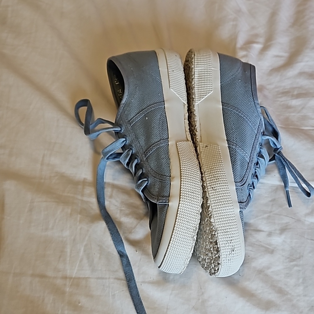Superga Light Blue Sneakers Women's Size 9.5 - Picture 7 of 7
